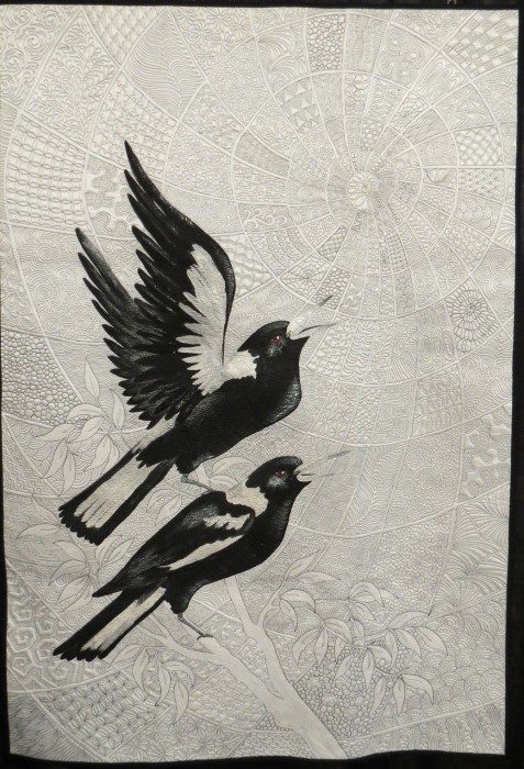 Zen Magpies by Helen Godden, Latham, Canberra, ACT, Australia