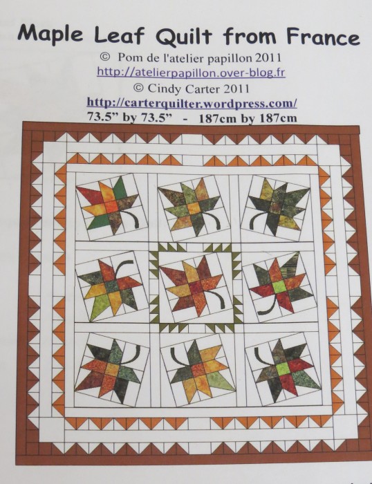 Maple Leaf Quilt from France