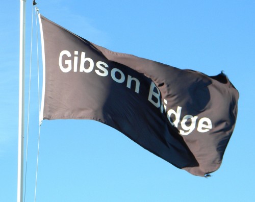 Gibson Bridge - flag