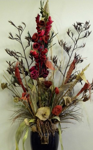 Te Puia - Woven Floral arrangement