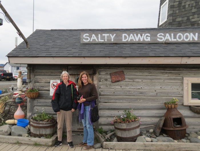 Maret and Michele at the Salty Dawg Saloon