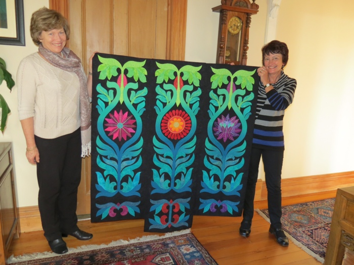 Hazel Foote's Quilt for the Tutor's Exhibit at Taupo Symposium.