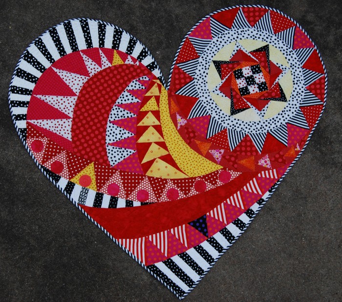 The Newest Heart Quilt by Janice Schindeler
