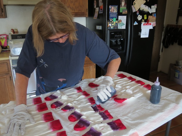 Squirt Bottle Dyeing