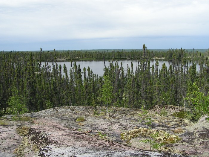Sub-Arctic landscape of Northwest Territories