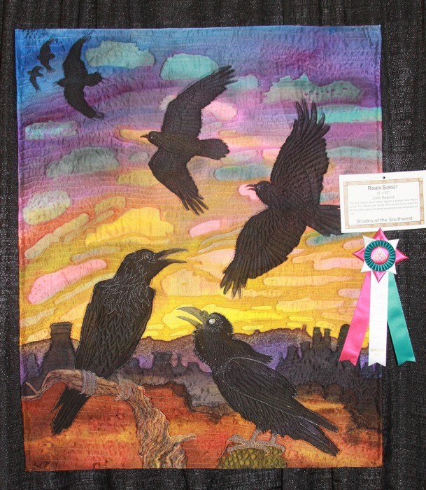 Raven Sunset, by Judith Roderick, 35" x 43"